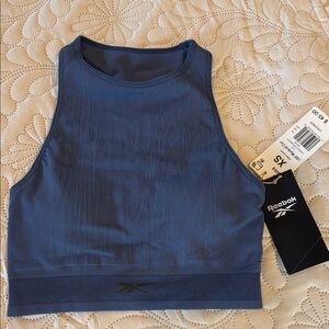 Reebok Women's Navy Crop Top
